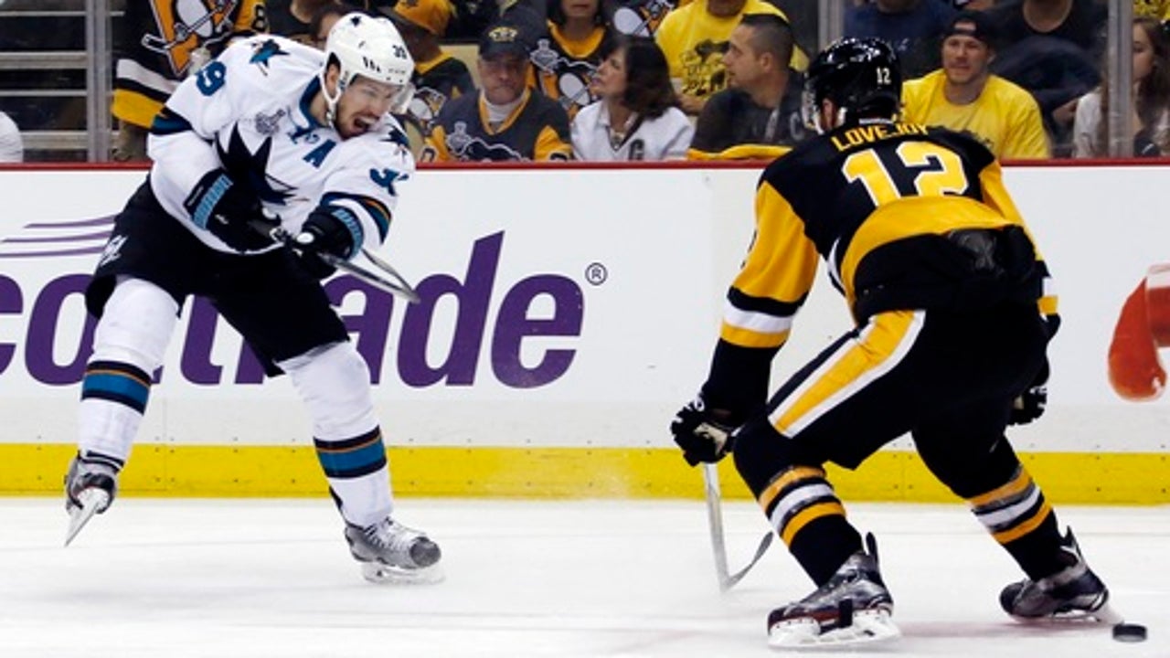 Logan Couture steps up for big playoff moments for Sharks